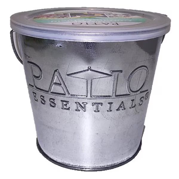 Galvanized Citronella Candle For Mosquitoes/Other Flying Insects 17 oz, Patio Essentials, Mfr#: 21257G